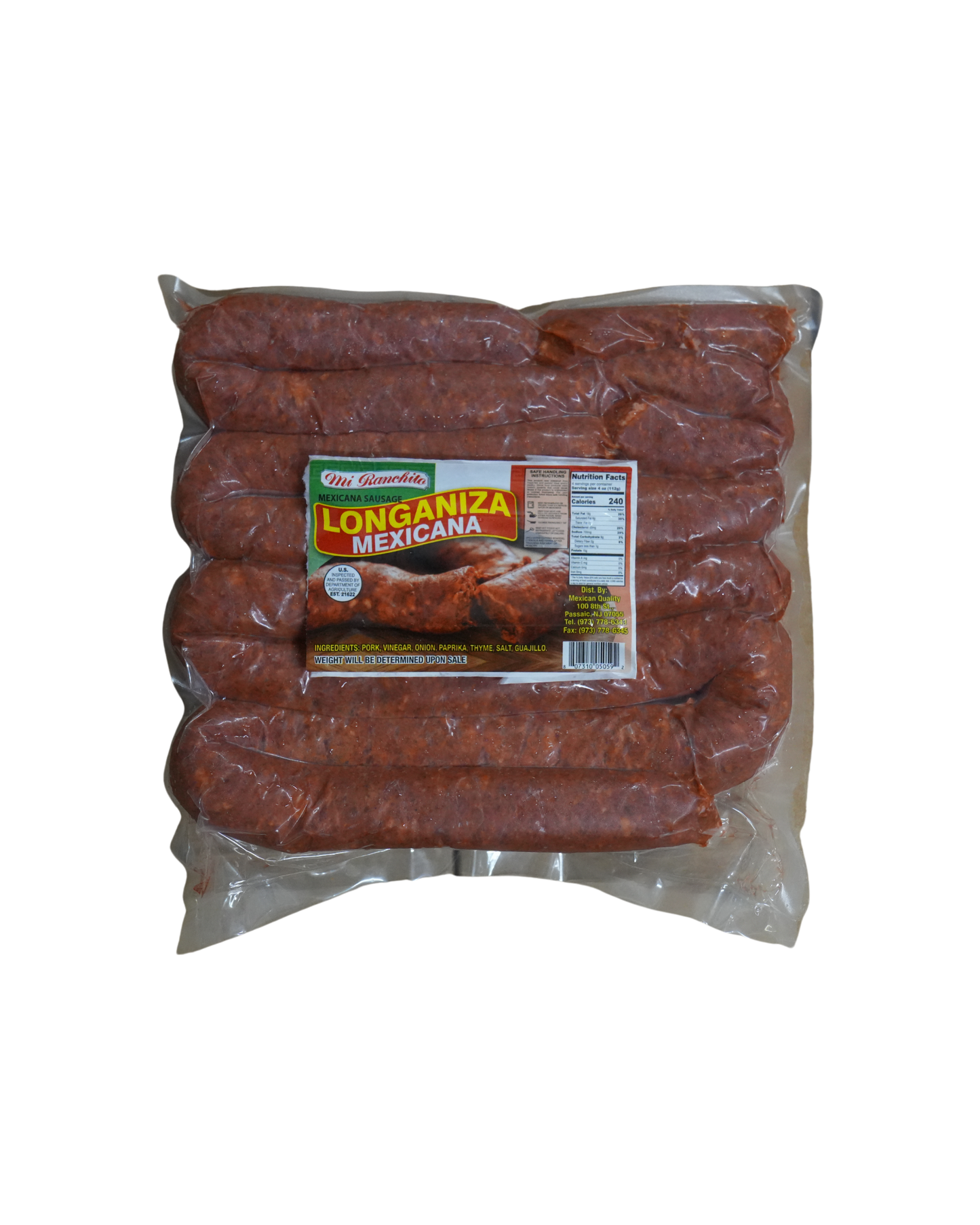 LOGANIZA "MI RANCHITO"  5 LB