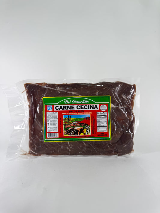 CAJA DE CARNE CECINA 14 OZ.