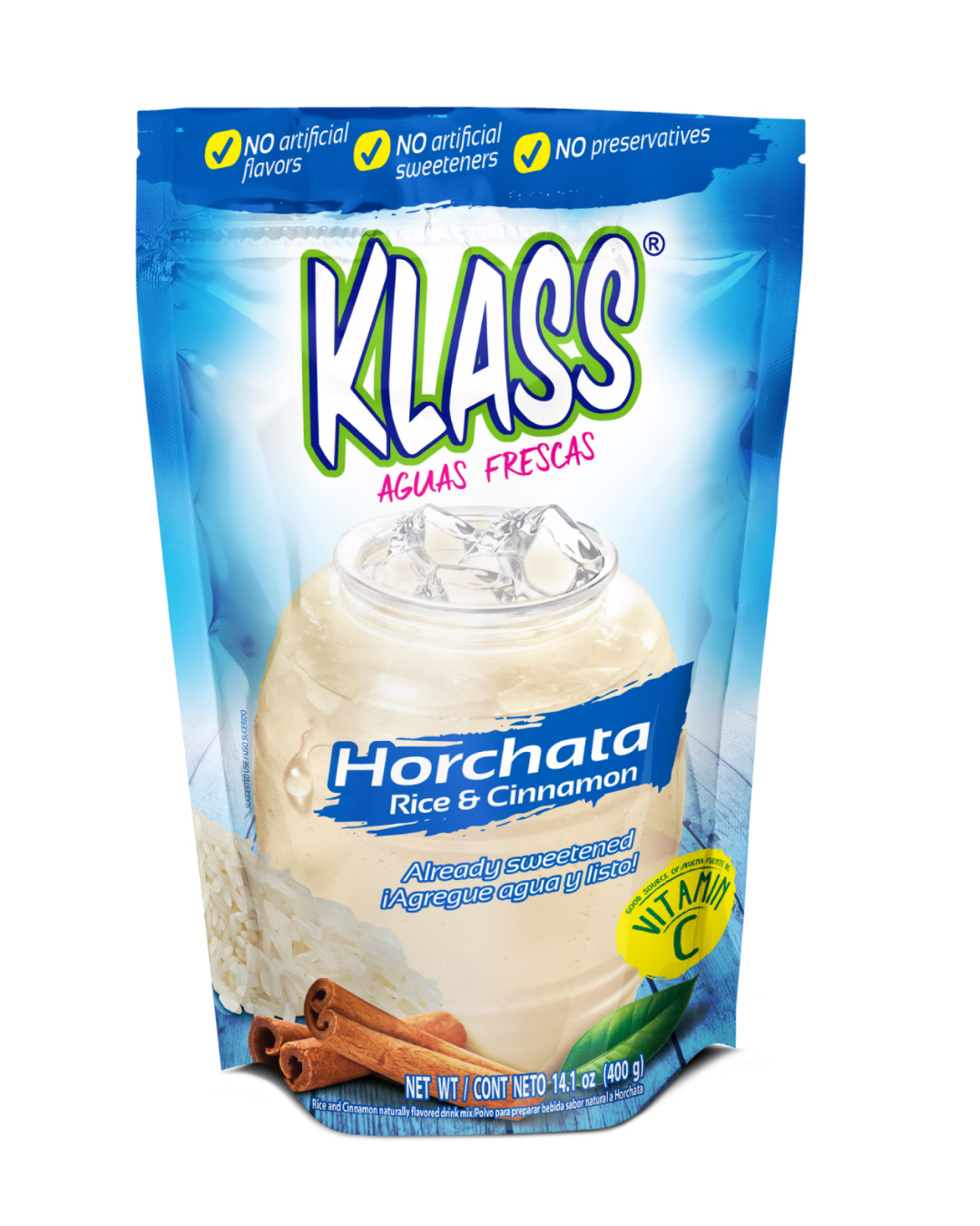 KLASS HORCHATA BOLSA 18 / 15.9 OZ