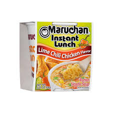 SOPA MARUCHAN DE POLLO CON CHILE Y LIMÓN