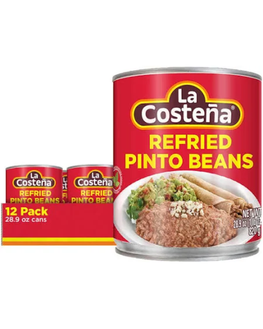 FRIJOL REFRITO PINTO "LA COSTEÑA" 12/ 20.5 OZ