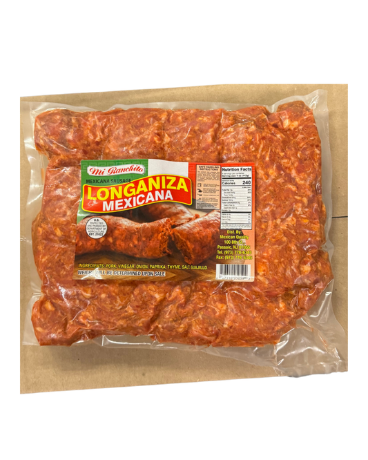 LONGANIZA “MI RANCHITO” NO TRIPA 5 LBS