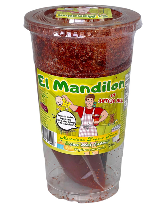 MICHELADA "EL MANDILÓN" (PEPINO) CAJA 24 PZ/ 32 OZ