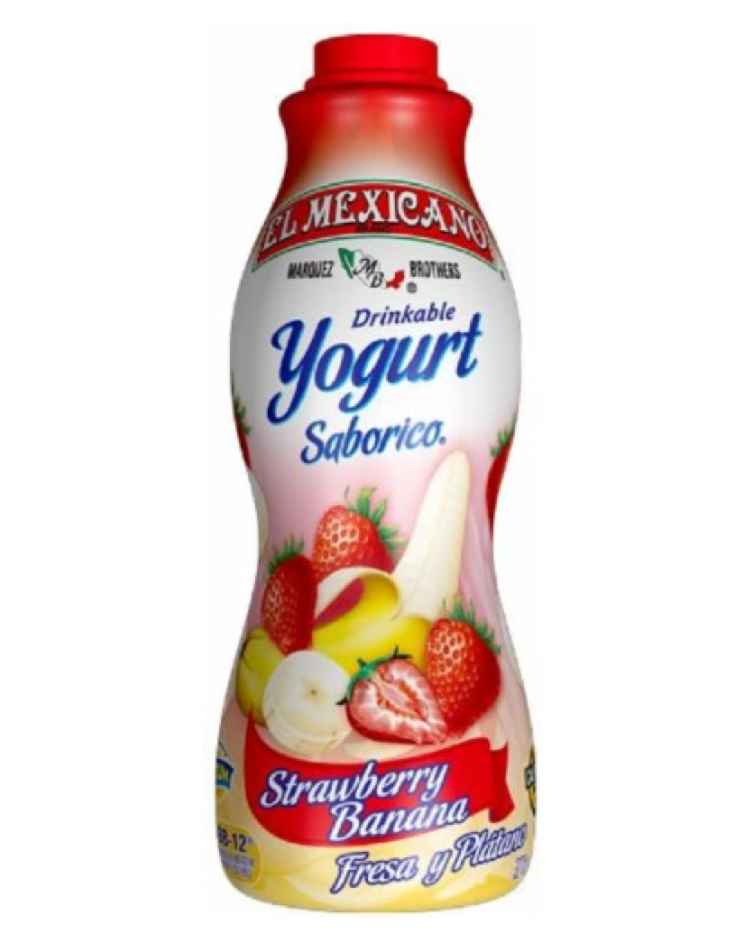 YOGURT  EL MEXICANO FRESA Y PLÁTANO